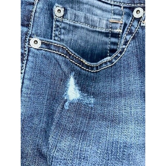 Torrid Jeans Womens Size 16 Premium Distressed Medium Wash Stretch Mid Rise EUC - Picture 8 of 10